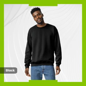 Gildan Heavy Blend Crewneck - Black