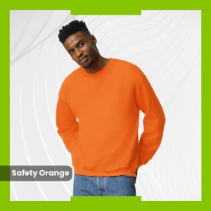 Gildan Heavy Blend Crewneck - Safety Orange