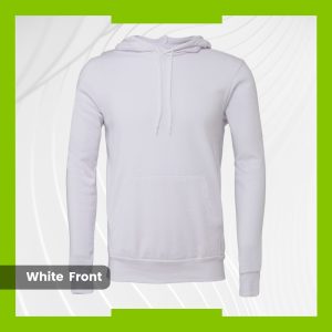 Bella+Canvas Fleece Hoodie -White