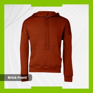 Bella+Canvas Fleece Hoodie - Brick