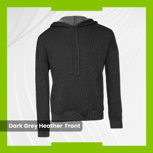 Bella+Canvas Fleece Hoodie - Dark Grey Heather
