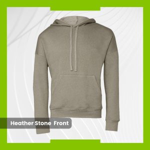 Bella+Canvas Fleece Hoodie - Heather Stone