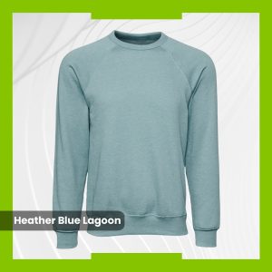 Bella+Canvas Crewneck - Heather Blue Lagoon