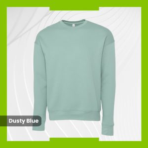 Bella+Canvas Drop Shoulder Sweatshirt - Dusty Blue