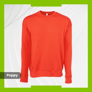 Bella+Canvas Drop Shoulder Sweatshirt - Poppy