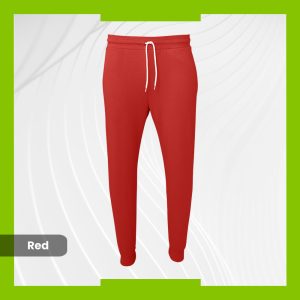 Bella+Canvas Jogger Sweatpants - Red