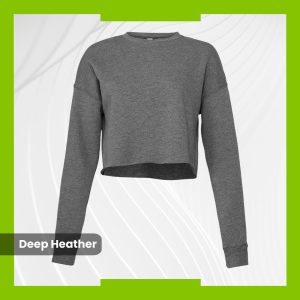 Bella+Canvas Women’s Crop - Deep Heather