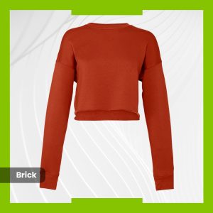 Bella+Canvas Women’s Crop - Brick