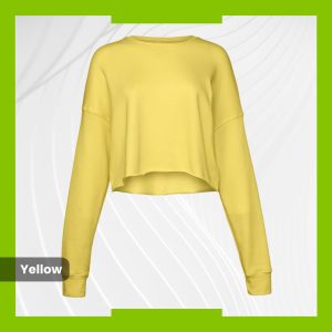Bella+Canvas Women’s Crop - Yellow