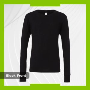 Bella+Canvas Youth Long Sleeve - Black
