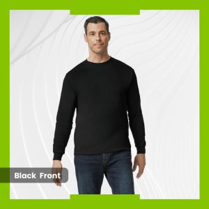 Gildan Heavy Cotton Long Sleeve - Black