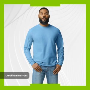 Gildan Heavy Cotton Long Sleeve - Carolina Blue