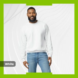 Gildan DryBlend Crewneck -  White