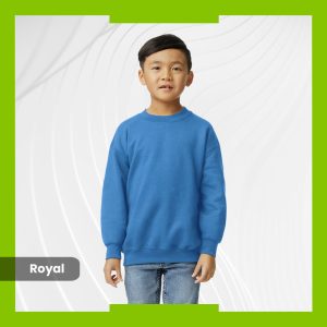 Gildan Youth Heavy Blend Crewneck - Royal
