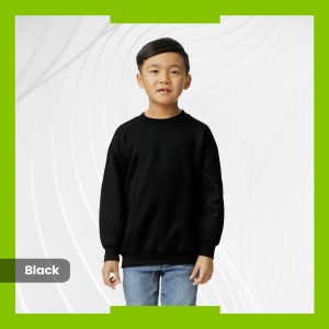 Gildan Youth Heavy Blend Crewneck - Black