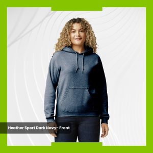 Gildan Heavy Blend Hoodie - Heather Sport Dark Navy