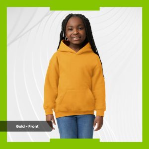 Gildan Youth Heavy Blend Hoodie - Gold
