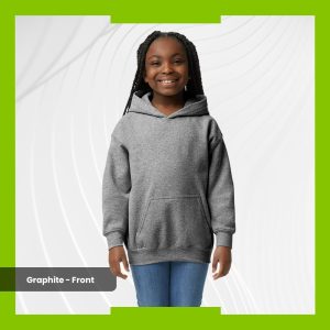 Gildan Youth Heavy Blend Hoodie - Graphite