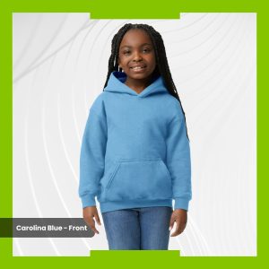 Gildan Youth Heavy Blend Hoodie - Carolina Blue