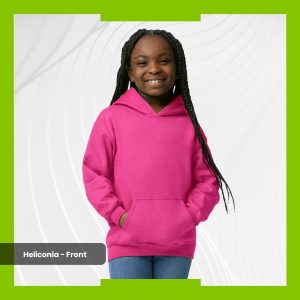 Gildan Youth Heavy Blend Hoodie - Heliconia