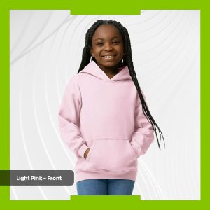 Gildan Youth Heavy Blend Hoodie - Light Pink