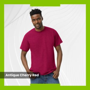 Gildan Heavy Cotton T-Shirt - Antique Cherry Red