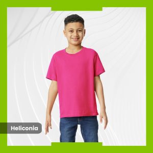 Gildan Youth Heavy Cotton T-Shirt - Heliconia