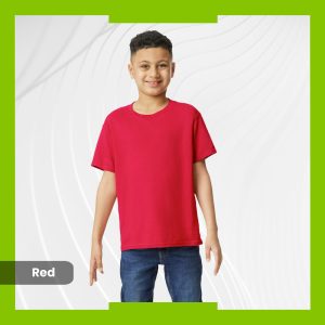 Gildan Youth Heavy Cotton T-Shirt  - Red