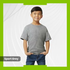 Gildan 5000B Youth -  Sport Grey