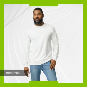 Gildan Heavy Cotton Long Sleeve - White