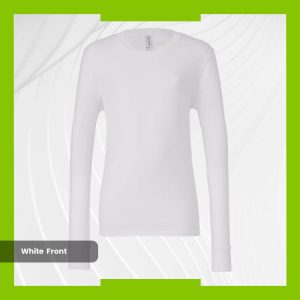 Bella+Canvas Youth Long Sleeve - White